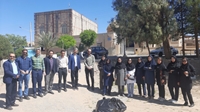 جمع آوری و پاک سازی امام زاده سید ابوالقاسم نصر آباد به مناسبت هفته سلامت